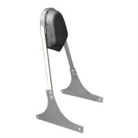 Opěrka Highway Hawk WIDE, chrom - pro motocykly HARLEY DAVIDSON FLST a FXST (sada)